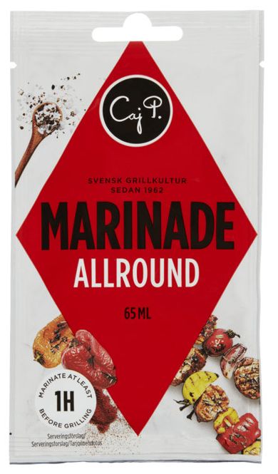 Hovedbilde Caj P Marinade allround 65ml, 20stk pr kartong