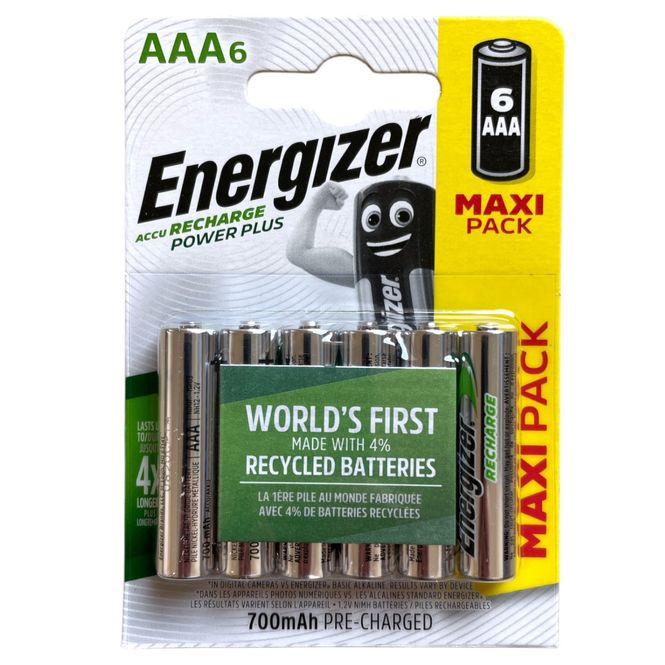 Hovedbilde Energizer AAA HR03, 6pk, 12stk pr kartong