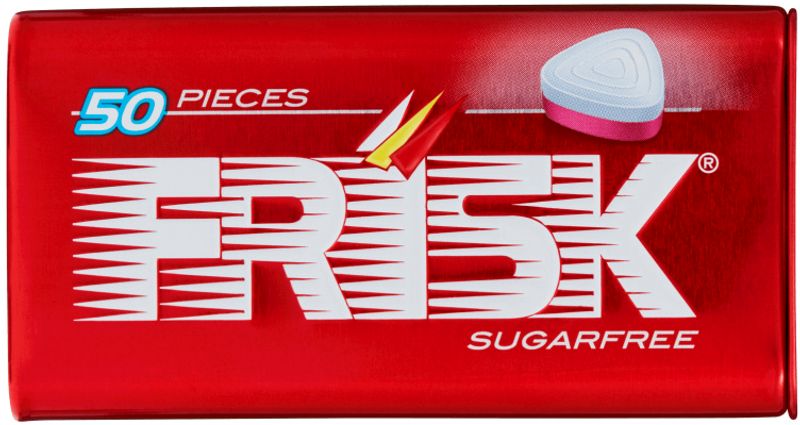 Frisk Tin Strawberry 35g, 12stk pr kartong