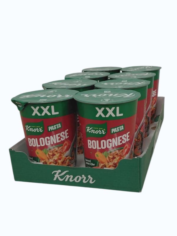 Knorr snack pot big Bolognese 88g, 8stk pr kartong