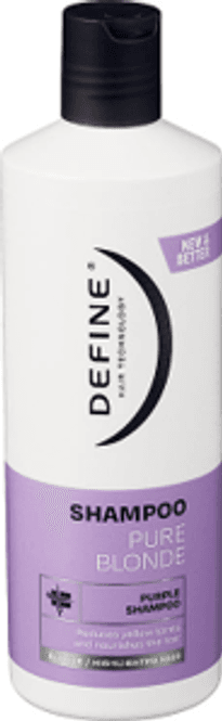Hovedbilde Define Pure Blonde Shampoo 400ml, 8stk pr kartong