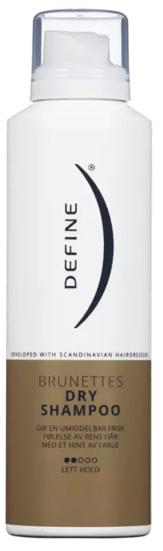 Define Brunettes Dry Shampoo 200ml, 8 stk pr kartong