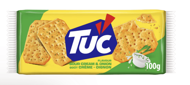 Hovedbilde Tuc sour cream & onion 24x100g