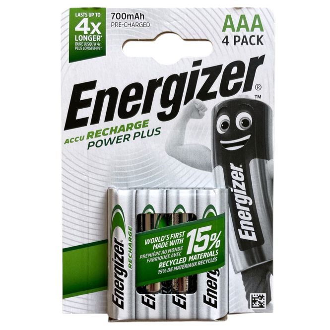 Hovedbilde Energizer AAA Power Plus HR03, 4pk, 12stk pr ...
