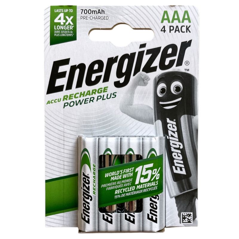 Energizer AAA Power Plus HR03, 4pk, 12stk pr kartong
